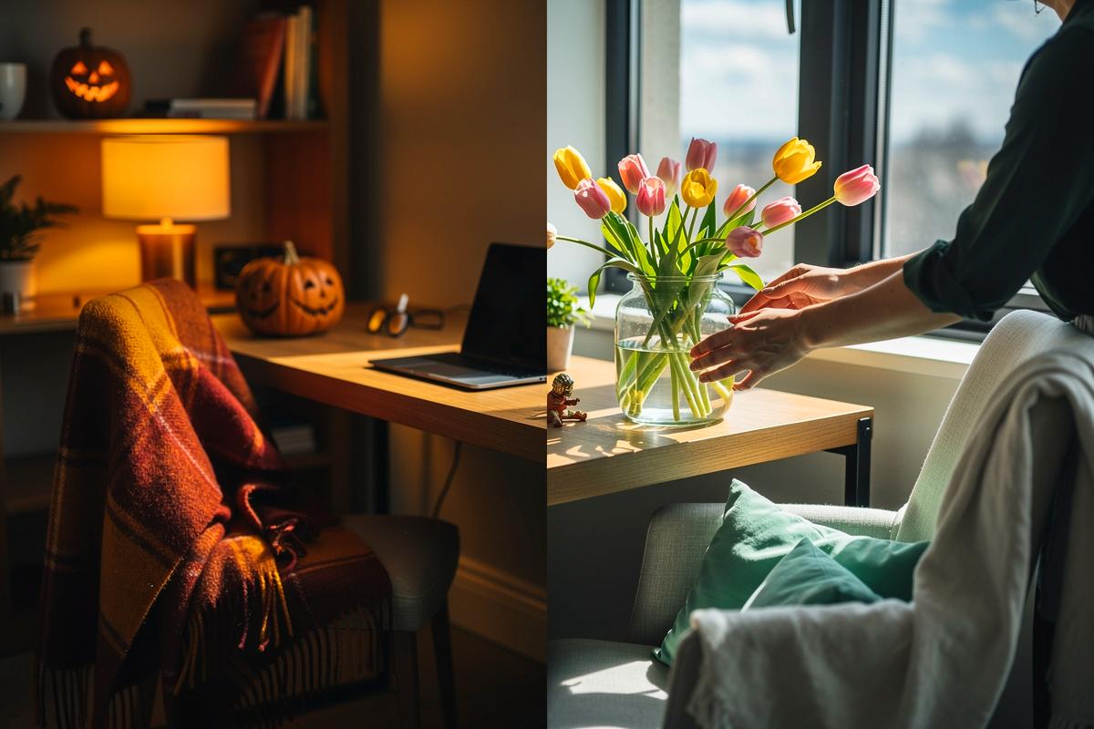 Ludzie wymieniają domowe dekoracje co trzy miesiące, według ekspertów poprawia to produktywność