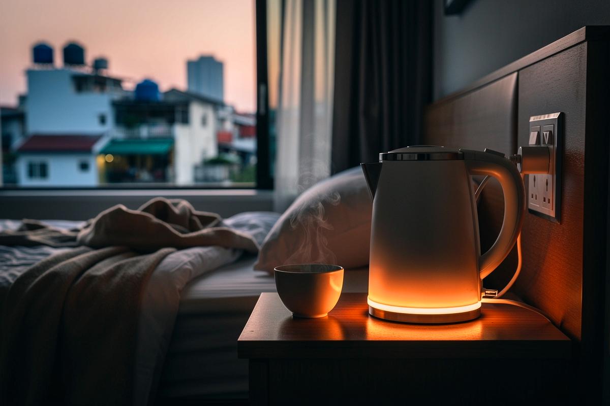 Podróżnicy przysięgają na noszenie czajnika elektrycznego w bagażu podręcznym, ku zdziwieniu innych